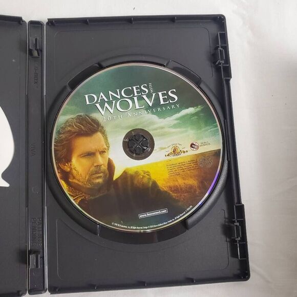 Dances with Wolves DVD 20th Anniversary Kevin Costner Best Picture 1990 - Picture 2 of 3